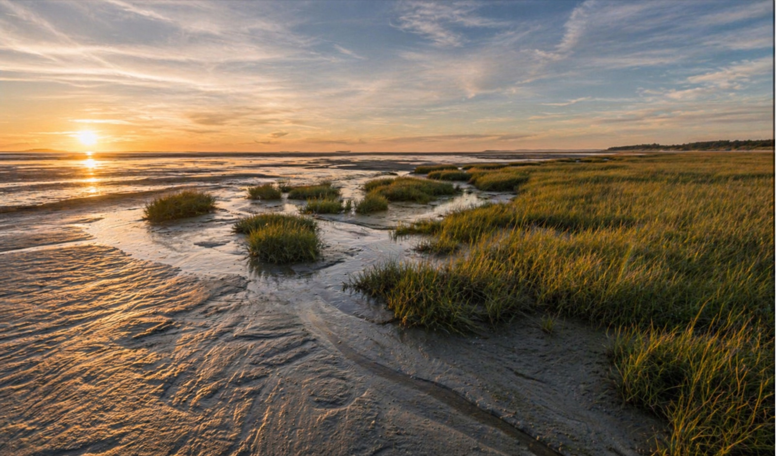 Traversée de la Baie à pied