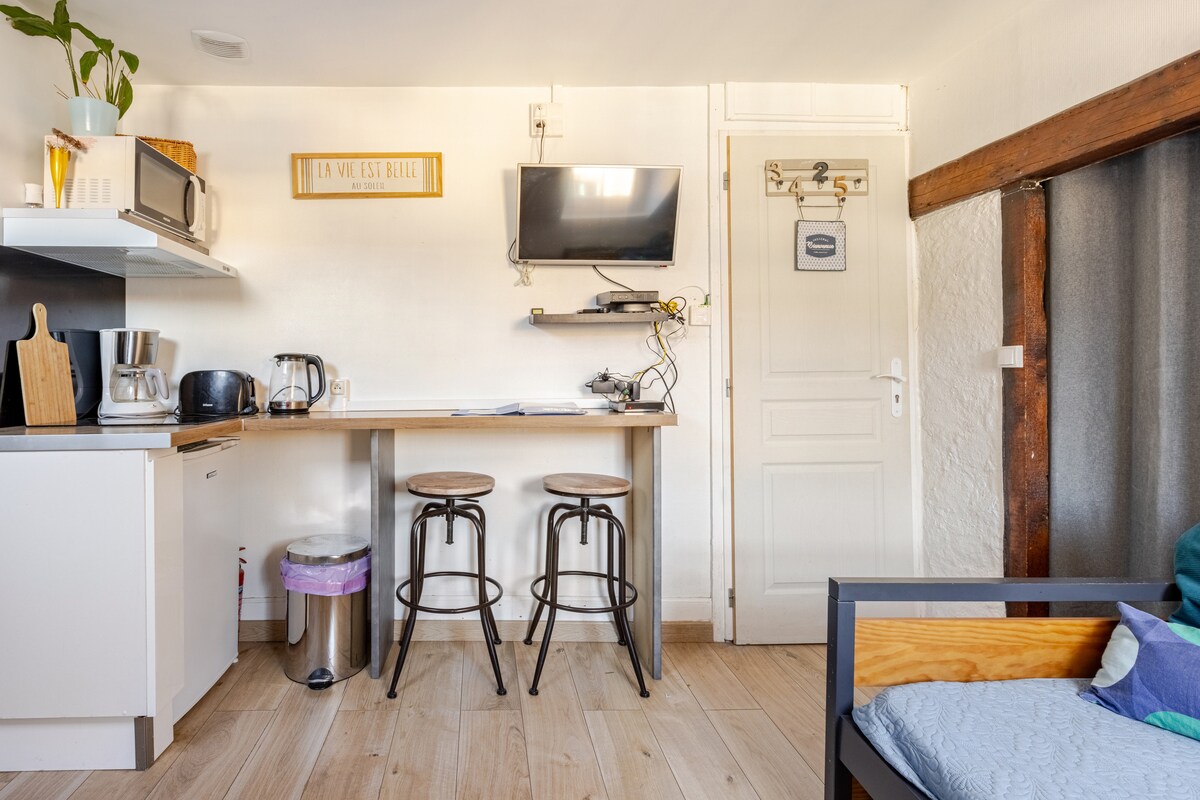 Snack bar pour déjeuner ou télétravailler
