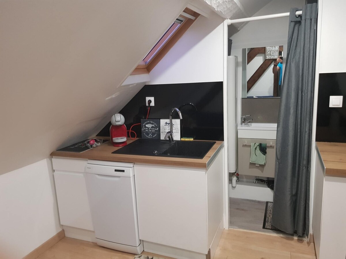 Cuisine et salle de bain